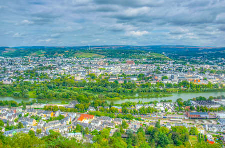 Aerial view of Trier, Germany