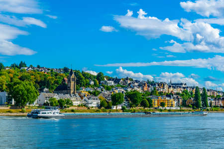 Historical houses at Ehrenbreitstein part of Koblenz, Germany
