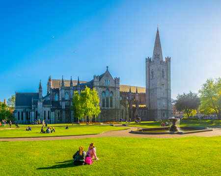 St. Patrick's Cathedral in Dublin, Irelandのeditorial素材