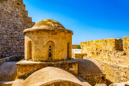 Rampart of the Kyrenia Castle situated in the Northern Cyprusのeditorial素材