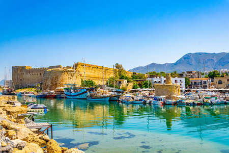 Kyrenia Castle situated in the Northern Cyprusのeditorial素材