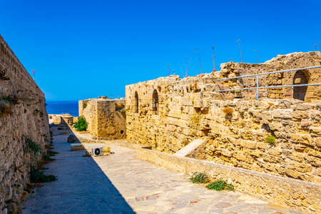 Rampart of the Kyrenia Castle situated in the Northern Cyprusのeditorial素材