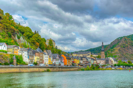 COCHEM, GERMANY, AUGUST 15, 2018: riverside of Cochem in Germanyのeditorial素材