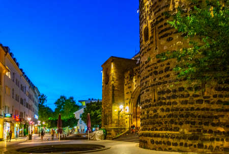 BONN, GERMANY, AUGUST 12, 2018: Old fortification in the center of Bonn, Germanyのeditorial素材