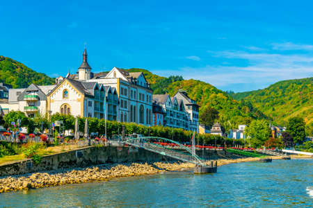 BOPPARD, GERMANY, AUGUST 16, 2018: Boppard town in Germanyのeditorial素材
