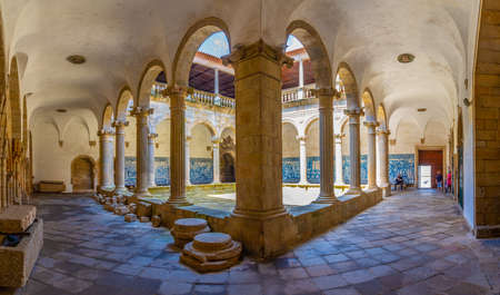 Inner courtyard of the cathedral of Viseu, Portugal