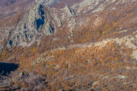Balkan mountain range near Sliven, Bulgariaの写真素材