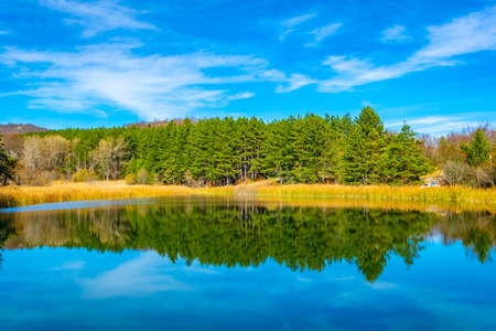 Karandila lake near Sliven, Bulgariaの写真素材