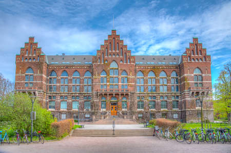 University library in Lund, Swedenの写真素材