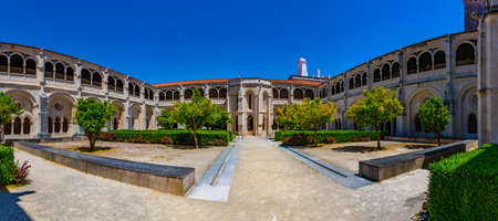 Cloister of Silence at Alcobaca monastery in Portugal