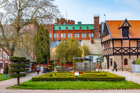 Mansions at the Kulturen open-air museum in Lund, Sweden