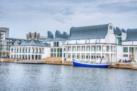View of Dunkers cultural center in Helsingborg, Sweden