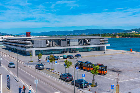 VIANA DO CASTELO, PORTUGAL, MAY 24, 2019: View of cultural center of Viana do Castelo in Portugalのeditorial素材