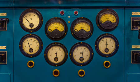 VIANA DO CASTELO, PORTUGAL, MAY 24, 2019: Machinery room of Gil Eannes ship moored at Viana do Castelo in Portugalのeditorial素材