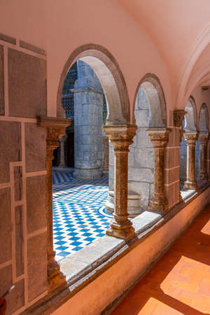 SINTRA, PORTUGAL, MAY 30, 2019: Interior of the national palace in Pena, Sintra, Portugalのeditorial素材