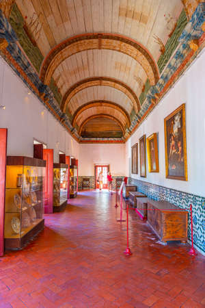 SINTRA, PORTUGAL, MAY 30, 2019: Interior of the National palace at Sintra, Portugalのeditorial素材