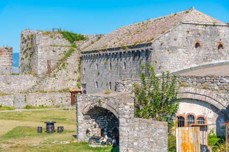 Interior of Rozafa castle near Shkoder, Albaniaのeditorial素材