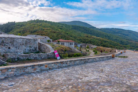 Interior of Kalaja fortress in Prizren, Kosovoのeditorial素材