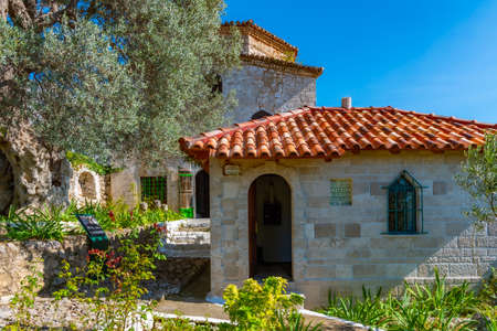 Dollma Bektashi Teqe at Kruja Castle in Albaniaのeditorial素材