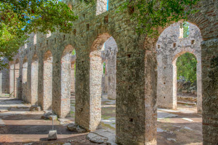 Great Basilica at Butrint National park in Albaniaのeditorial素材
