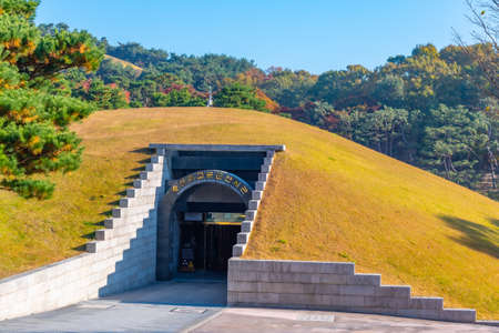 Tomb of King Muryeong in Gongju, Republic of Korea