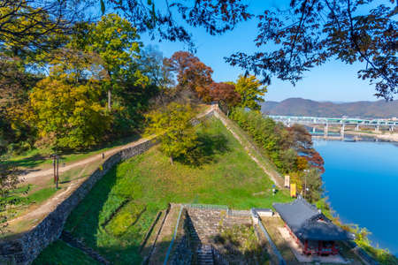 Gongsanseong fortress in Gongju, Republic of Korea