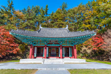 Shrine at Buyeo, Republic of Koreaの写真素材