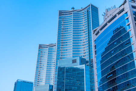 Skyscrapers in at Yongsan district in Seoul, Republic of Korea