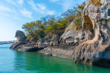 Gatbawi rock in Mokpo, Republic of Korea