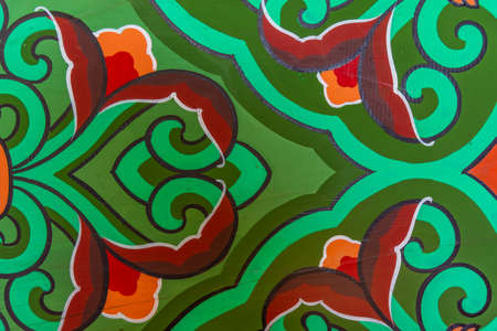 Decoration of Woljeonggyo Bridge in Gyeongju, Republic of Koreaの写真素材