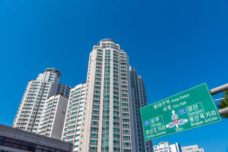 Residential buildings at Daegu, Republic of Korea