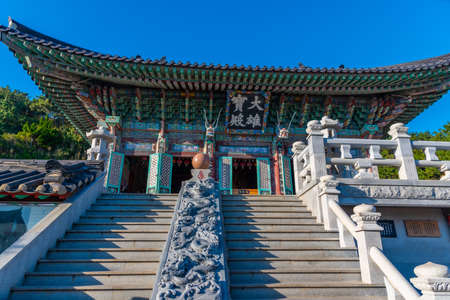 Haedong Yonggungsa temple in Busan, republic of Koreaのeditorial素材