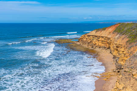 Natural landscape of Point Addis in Australiaの写真素材