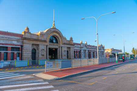 Fremantle train station, Australiaの写真素材
