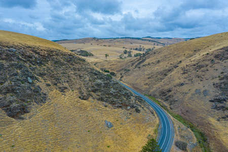Landscape of Fleurieu peninsula in Australiaの写真素材