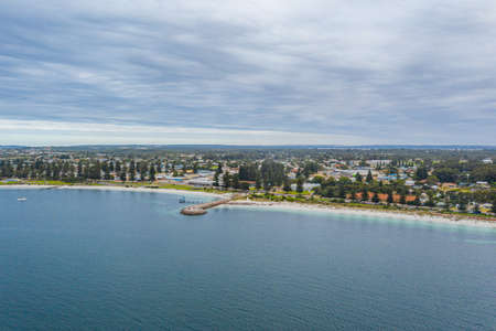 Aerial view of Esperance, Australiaの写真素材
