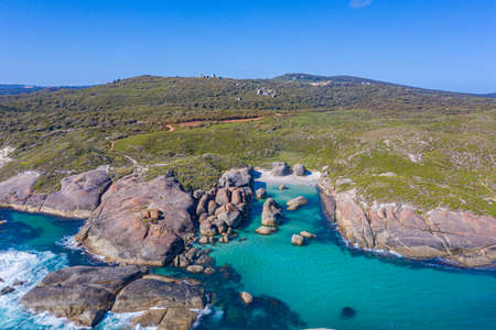 Elephant rock during a sunny day in Australiaの写真素材