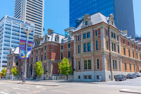 PERTH, AUSTRALIA, JANUARY 16, 2020: Historical building of a post office in Perth, Australia