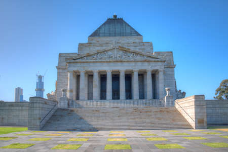 Shrine of Remembrance in Melbourne, Australiaのeditorial素材