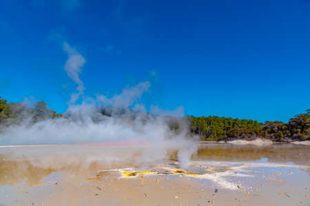 Artist palette at Wai-O-Tapu in New Zealand