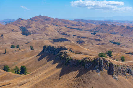 Surrounding of Te Mata peak at North Island in New Zealand