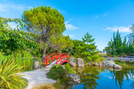 Miyazu Gardens at Nelson, New Zealandの写真素材