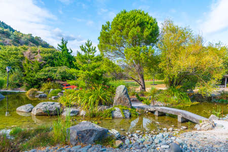 Miyazu Gardens at Nelson, New Zealandの写真素材