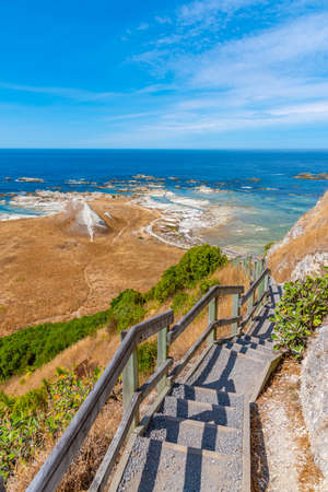 Landscape of Kaikoura peninsula in New Zealandの写真素材