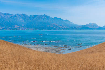 Landscape of Kaikoura peninsula in New Zealandの写真素材