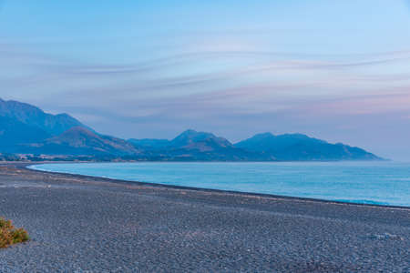 Beach at Kaikoura, New Zealandの写真素材