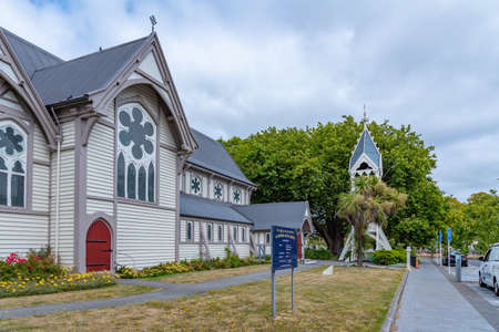 Church of St Michael and All Angels in Christchurch, New Zealandの写真素材
