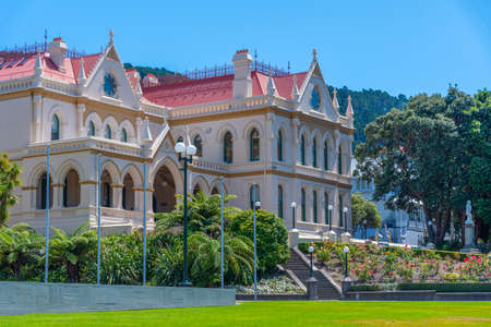 Parliamentary Library in Wellington, New Zealandのeditorial素材
