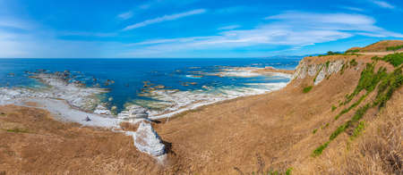 Landscape of Kaikoura peninsula in New Zealandの写真素材