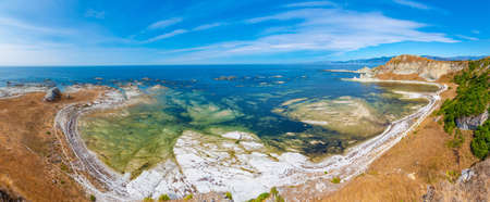 Landscape of Kaikoura peninsula in New Zealandの写真素材